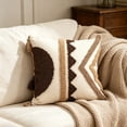 thumbnail image 6 of Lzobxe Pillow Covers Inch Cozy Microfiber Pillowcases, Bohemian Embroidered Cushion Cover Seasonal Decorations for Couch Sofa Bed Living Room, 6 of 7