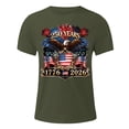 thumbnail image 4 of UngA 250th Anniversary USA Shirts Men American Flag T Shirt 4th of July Patriotic Shirt 250 Years Birthday Tees Tops Man Shirt AG,XL, 4 of 9