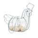 thumbnail image 1 of GOOHOCHY Cesta de almacenamiento para pollos, cesta de almacenamiento para gallinas, cesta de frutas, cesta de alambre de hierro para huevos, contenedor de almacenamiento para refrigerador (plateado), 1 of 8