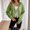 Green, variant on Women's Short Jacket Baeitkot Women's Solid Color Long-sleeved Raglan Hooded Short Jacket Top Blue XXL