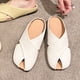 thumbnail image 5 of Zapatillas de mujer con punta redonda cerrada para evitar resbalones, zapatillas informales suaves que absorben los golpes para primavera y otoño, Beige 36, 5 of 8