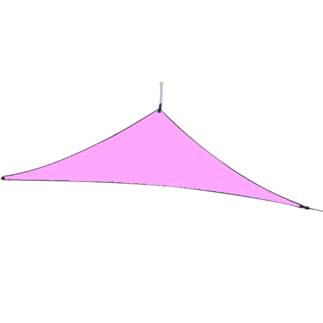 Labymos Voile d'Ombrage 10 Pieds Résistante à la Pluie et aux UV, Imperméable, Robuste, Triangulaire 210T
