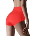 thumbnail image 2 of Audhol Breathable Underwear for Women Tourmaline Titanium Fiber Shaping Shorts Tummy Briefs Tummy Shaping Shorts Titanium Fiber Shaping Shorts Full Coverage Underwear Women Red L, 2 of 3