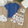 thumbnail image 7 of Teen Boy Clothes Baby Outfits for Boys Children's Summer Cotton Round Neck Print Short Sleeved Basketball 3 6 12 18 24 Months 3T New Born Twins T Shirt and Shorts 2PCS, 7 of 7