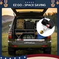 thumbnail image 4 of Yescom EZ GO 20ft Telescopic Flag Pole Kit Upgrade Rotating Lock for Outside Inground with 3x5' US Flag Ball Top Silver, 4 of 12