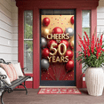 thumbnail image 3 of LUUFILx Cheers to 50 Years Backdrop Birthday Party Balloon Banner Anniversary Celebration Decor Photography Props Background Wall Decorations, 3 of 7