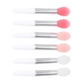 thumbnail image 4 of 6pcs Portable Single Head Makeup Brushes Multifunctional Silicone Lip Brushes Makeup Brushes Cosmetic Tool(Translucent and Flesh Pink and Watermelon Red), 4 of 8