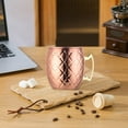 thumbnail image 3 of Copper Mug Copper Plated Stainless Mug 18oz For Chilled Drinks, 3 of 4