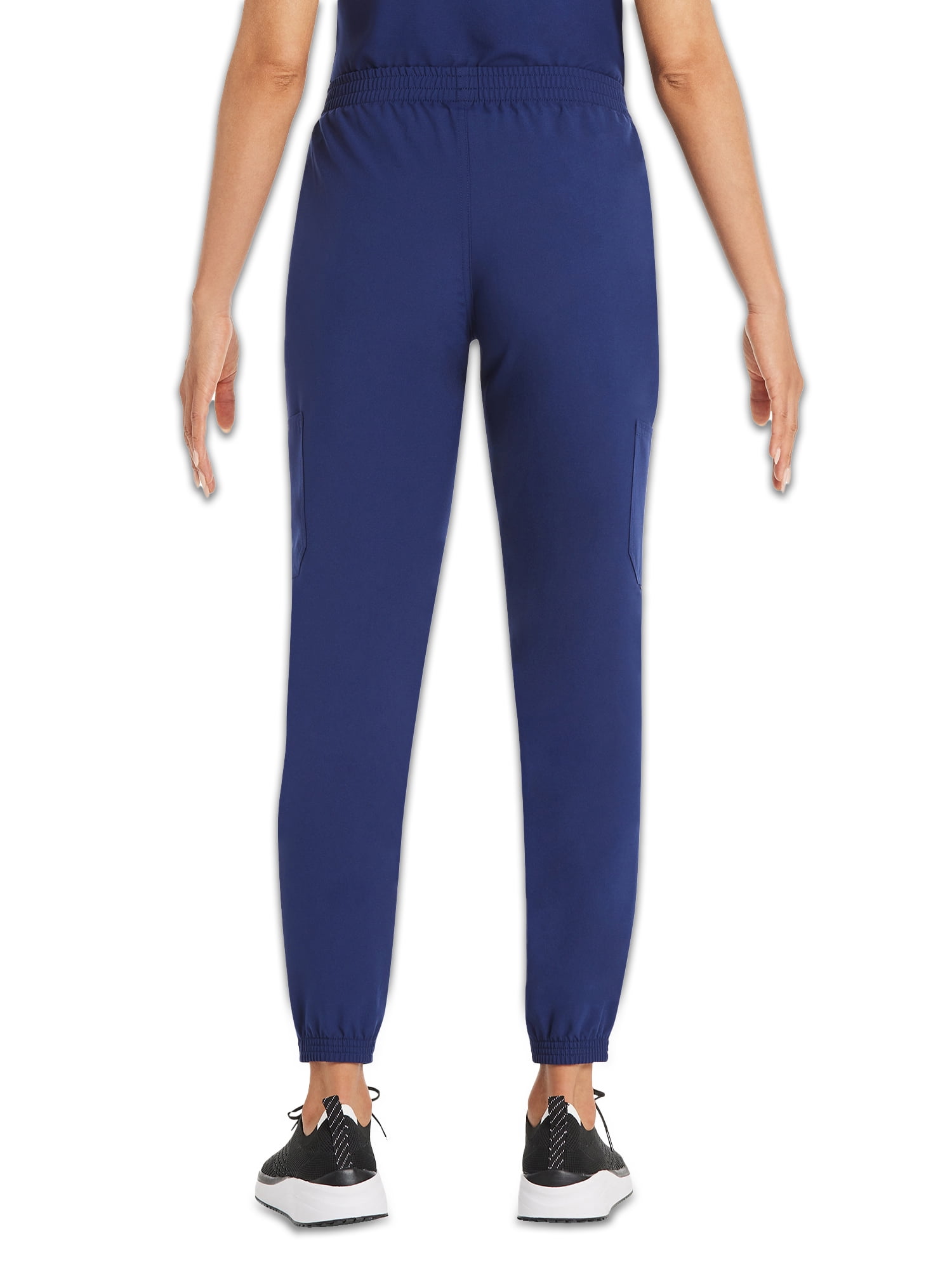 Scrubstar Women's Core Essentials Stretch Pull-On Jogger Cargo Scrub Pants, Sizes XS-3XL
