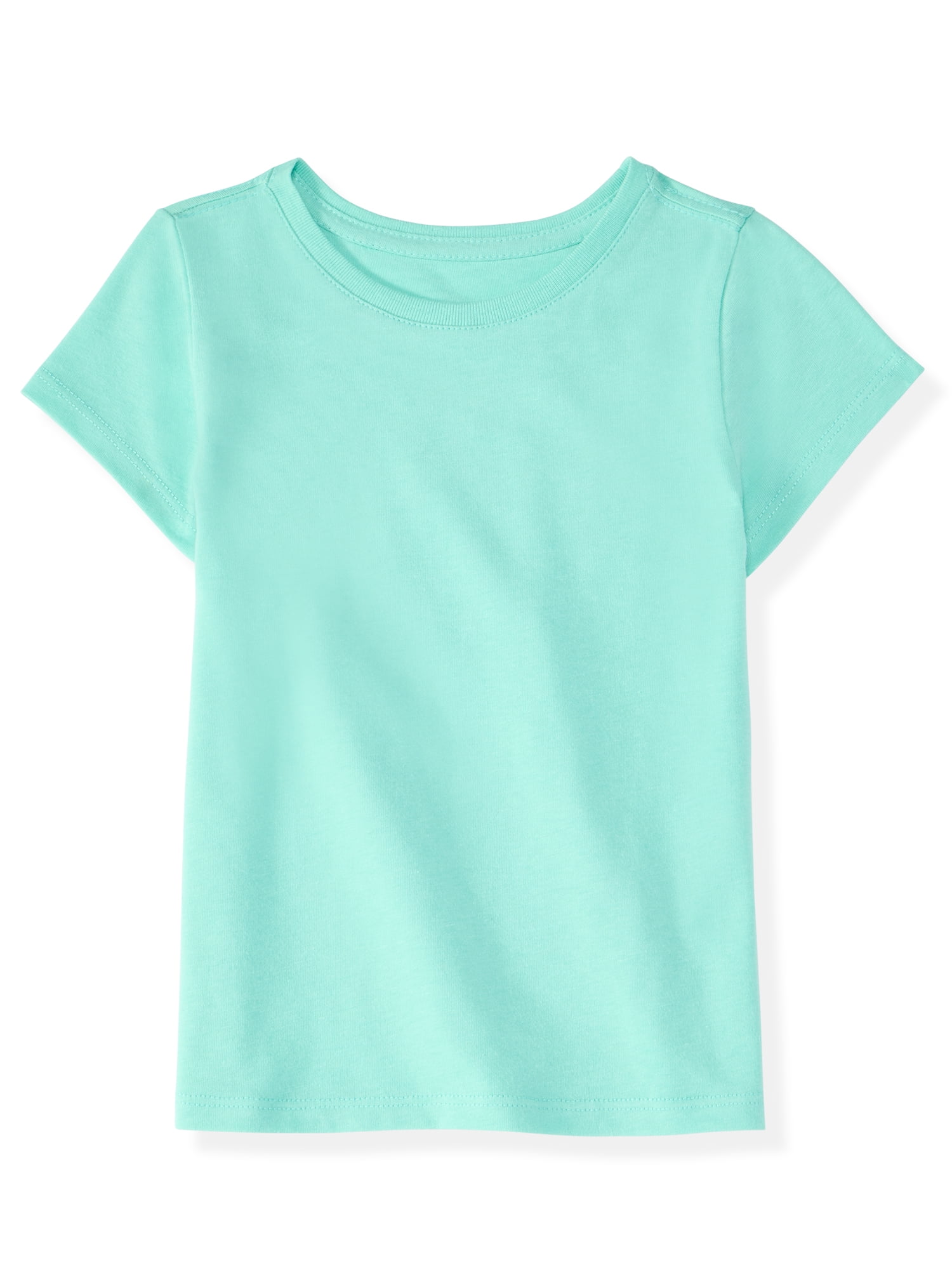 Garanimals Newborn, Baby & Toddler Girl Cotton Short-Sleeve Solid T-Shirts, 3-Pack, Sizes 0-6T