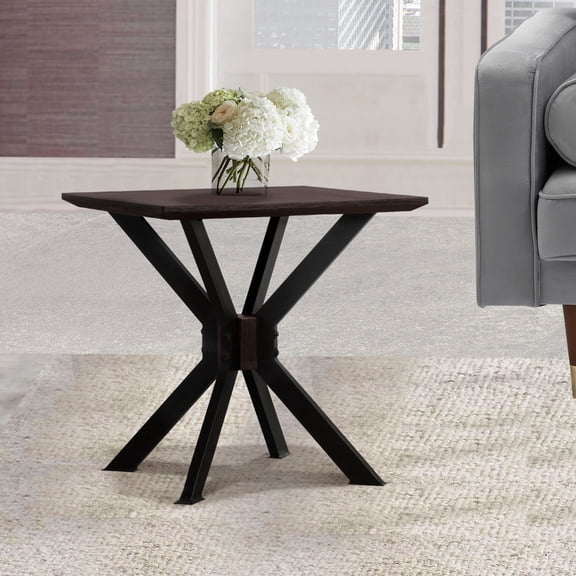 Miekor Furniture Pirate Acacia Modern End Table No.9224