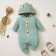 thumbnail image 4 of Zshosam Baby Boy Fall Clothes Newborn Newborn Baby Boy Girl Romper Clothes Infant Ribbed Romper Jumpsuit Romper Size 6 9 Months,(Light Blue 6-9 Months), 4 of 9