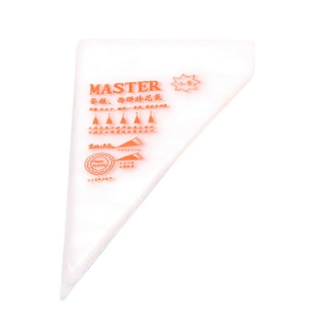 

100Pcs Disposable bag Piping Icing Nozzle Fondant Cake Decorating Pastry New