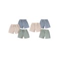 thumbnail image 3 of Aojekbee Toddler Boy Girl Plain Shorts Drawstring Waist Casual Shorts Summer Loose Fitting Lounge Shorts, 3 of 10