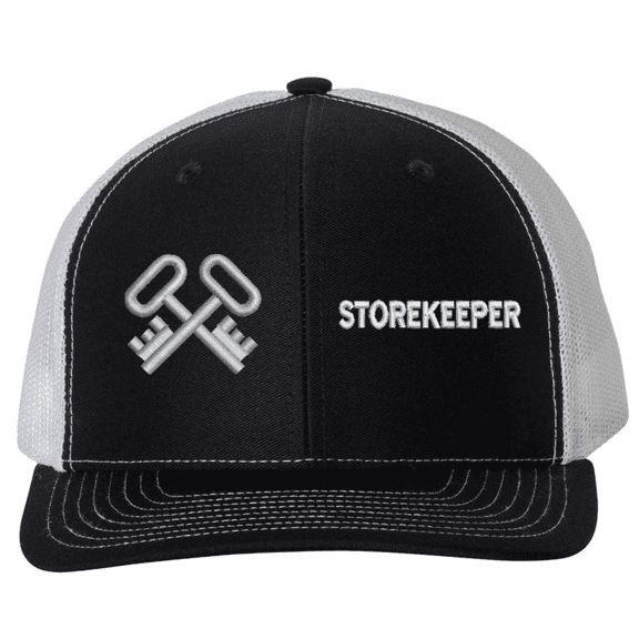 Navy Storekeeper (SK) Rating USA Mesh-Back Cap