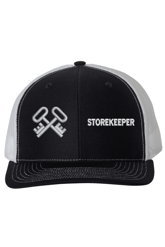 Navy Storekeeper (SK) Rating USA Mesh-Back Cap