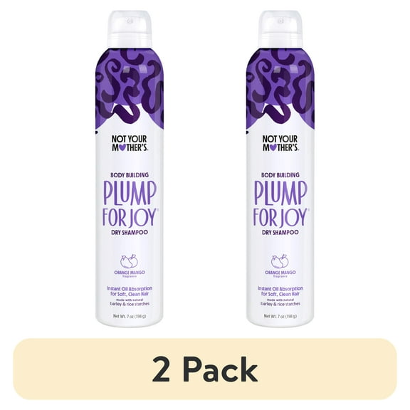 (2 pack) Not Your Mother's Plump for Joy Body Building Dry Shampoo, 7 oz