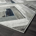 thumbnail image 6 of Luxe Weavers Modern Farmhouse Geometric Gray 2x3 Area Rug, Rustic Wood Carpet, 6 of 9