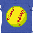 thumbnail image 4 of Inktastic Personalized Softball Boys or Girls Toddler T-Shirt, 4 of 5