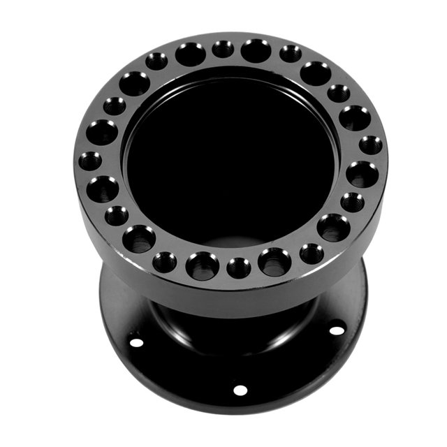 Universal Steering Wheel Hub Spacer 3 INCH Aluminum Adapter, Better Control of Vehicle, Anodized Protection, Fitment: Universal