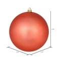 thumbnail image 2 of Vickerman 2.75" Coral Matte Ball Ornament, 12 per Bag, 2 of 5