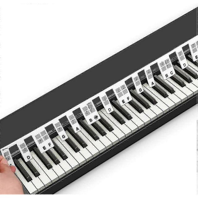 61 Keys Silicone Piano Keyboard Sticker, Removable Piano Stickers For Keyboards