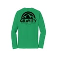 thumbnail image 2 of Gravity Outdoor Co. Chemise à Manches Longues - Vert Kelly - Logo Noir - TG, 2 of 2