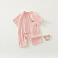 thumbnail image 2 of Utlike Baby Boys Bodysuits Suits Short Sleeved Hays For Summer Thin Models And Climbing Suits Lightweight Playsuits For Size 0 Months-2 Months, 2 of 3