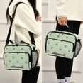 thumbnail image 5 of Insulated Lunch Bag 6L Leak-Proof Lunch Box with Shoulder Strap Multiple Pockets Lunch Tote Cute Jellyfish Pattern, 5 of 9