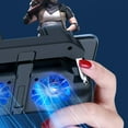 thumbnail image 4 of Gamepad para teléfono móvil, controlador de juego, controlador de juego móvil con ventiladores de refrigeración duales, adecuado para teléfonos móviles de 4,7-6,5 pulgadas, 4 of 5