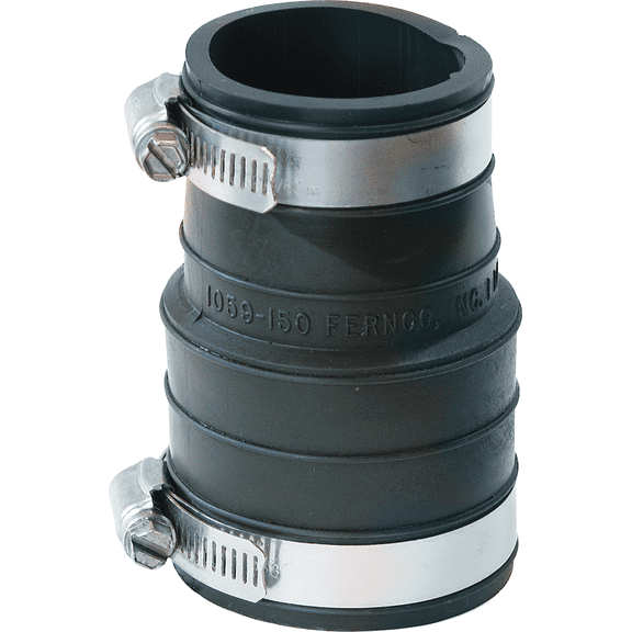 Fernco Flexible Rubber Coupling - Single Pack