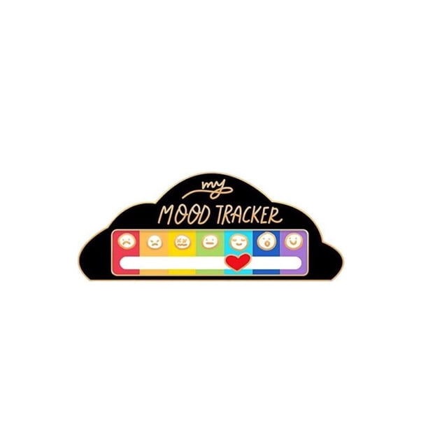 Broche De Descompresión De Metal Extraíble Pin De Esmalte Emocional Salud Mental Accesorios Regalos Para Amigos Y Estudiantes
