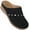 Black, variant on Ecetana Mules for Women Comfortable Closed Toe Women Wedge Sandals Slip On Shoes