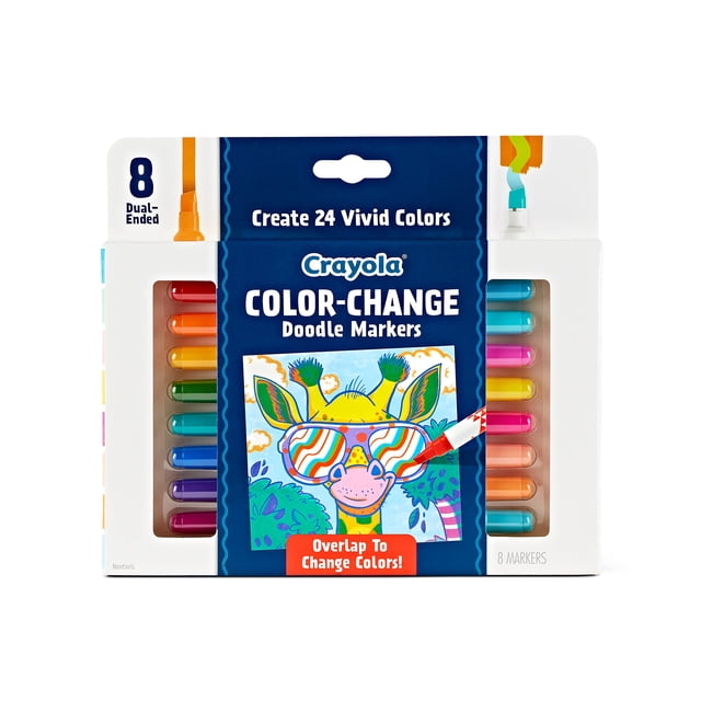 Rotuladores Crayola que cambian de color 8 unidades colores surtidos