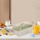 thumbnail image 5 of Molde para cubitos de hielo Prensa de grado alimenticio Cubitos de hielo Caja de almacenamiento de hielo de gran capacidad para el hogar con tapa Cubitos de hielo Caja de hielo para frutas Akmoler, 5 of 8
