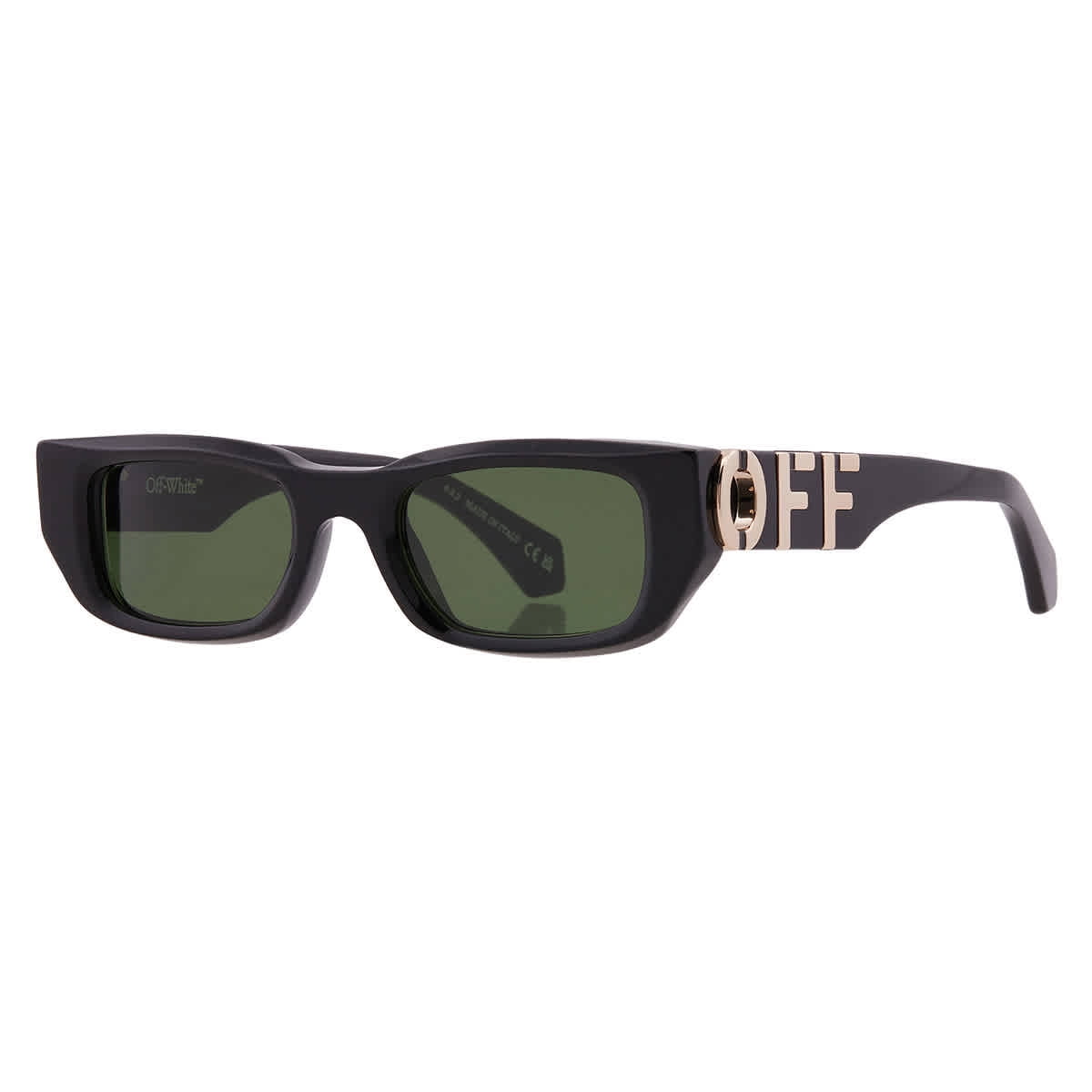 Off White Virgil Sunglasses OERI008 1007 Black Frame with