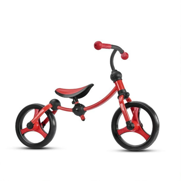 smarTrike Lightweight & Adjustable Kids Running Bike 2 in 1 Balance Bike, Red