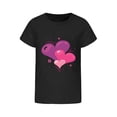 thumbnail image 3 of ibiyuan Shirts for Girls Short Sleeve Shirts Girls T Shirts Size 7-8 Funny Print Toddler Girl Tops 4t Round Neck Tee Cozy Birthday Girl Summer Clothes,6-7 Years, 3 of 5
