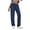 Navyblue, variant on SWQZVT Womens Sweatpants Straight Leg Sweat Pants Elastic Waisted Trousers with Pockets Drawstring Workout Pants
