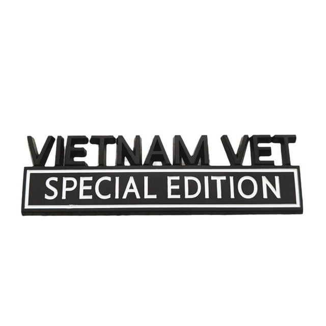 For VIETNAM VET SPECIAL Edition Truck Fender Dash Emblem Badge Pickup Decal