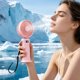 thumbnail image 5 of Portable Handheld Fan Rechargeable Mini Fan With Digital Display 3 Speed Small Fan For Travel Office Outdoor, 5 of 6