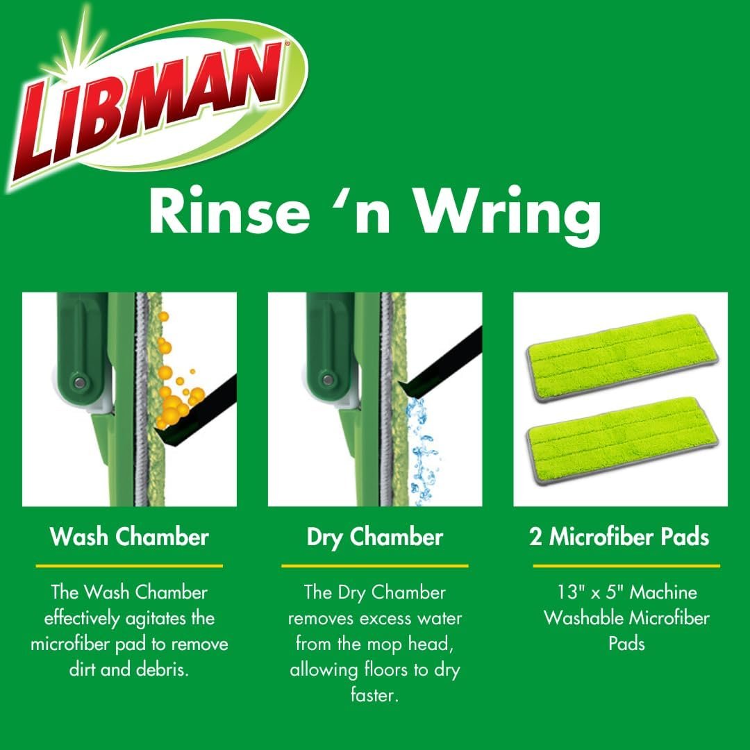 Libman Rinse 'n Wring Microfiber Mop System photo 3