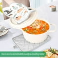 thumbnail image 3 of Yayeee Pot Holders Kitchen Heat Resistant with Pocket 7"x9.8" Cotton Oven Cooking Hot Pads, Halloween Pumpkin, 3 of 7