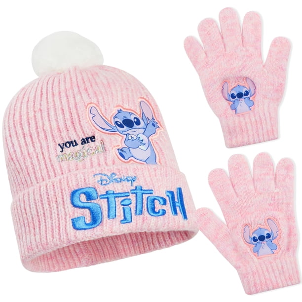 Set de accesorios de invierno, gorro y guantes Disney Stitch