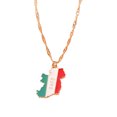 thumbnail image 1 of Langgg Fashion Accessories New World Map Necklace Pendant, 1 of 7