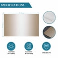 thumbnail image 6 of Beige White Ombre Placemats Set of 4, Modern Gradient Abstract Art Washable Wipeable Table Mats for Dining Tables, Indoor Outdoor Kitchen Place Mats for Holiday Party Table Decor, 6 of 9