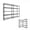 5 Tiers, Width 13.8", variant on Metal Storage Shelves 4-Tier, Heavy Duty Wire Rack Shelving Unit, Adjustable Black Standing Shelves for Garage Kitchen Pantry Room Home & Commercial, H or L-Shaped Shelf