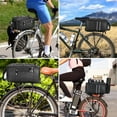 thumbnail image 5 of Zacro Bike Bag for Rear Rack, 8L Waterproof Bicycle Rear Seat Bag Cycling Cargo Luggage Bag with Rain Cover, Black, 5 of 6