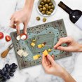 thumbnail image 5 of Casino Cutting Board, Lucky Gambling Cards on Grunge Wooden and Brick Look Backdrop, Decorative Tempered Glass Cutting and Serving Board, in 3 Sizes, by Ambesonne, 5 of 5