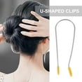 thumbnail image 3 of Miangastore 20Pcs Hot Roller Clips Hot Rollers Curler Clips Hot Roller Clips Replacement U-shaped Clips, 3 of 8